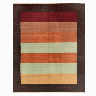 Wool Striped Area Rug