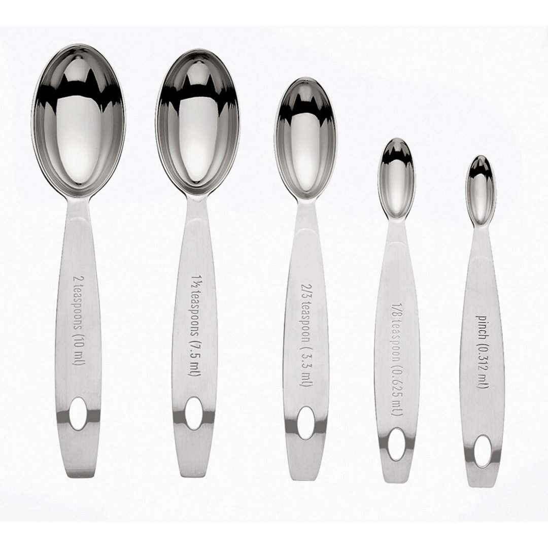 Cuisipro 5 -Piece Stainless Steel Measuring Spoon Set (Set of 5) Cuisipro