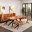 Rosewood 90" Bench in Natural Sheesham-503479364