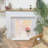 White +Burlywood Manufactured Wood Freestanding Fireplace-1355994257