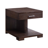 Niamey Walnut Finish End Table