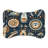 Ikat Vibrance - 1 Piece Bone Shape Feeding Mat