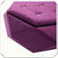 Repose-pieds capitonné Velvet Polygon Diamond-1029985327