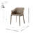 Bannister Upholstered Recycled Leather Dining Armchair-396856657-396856656