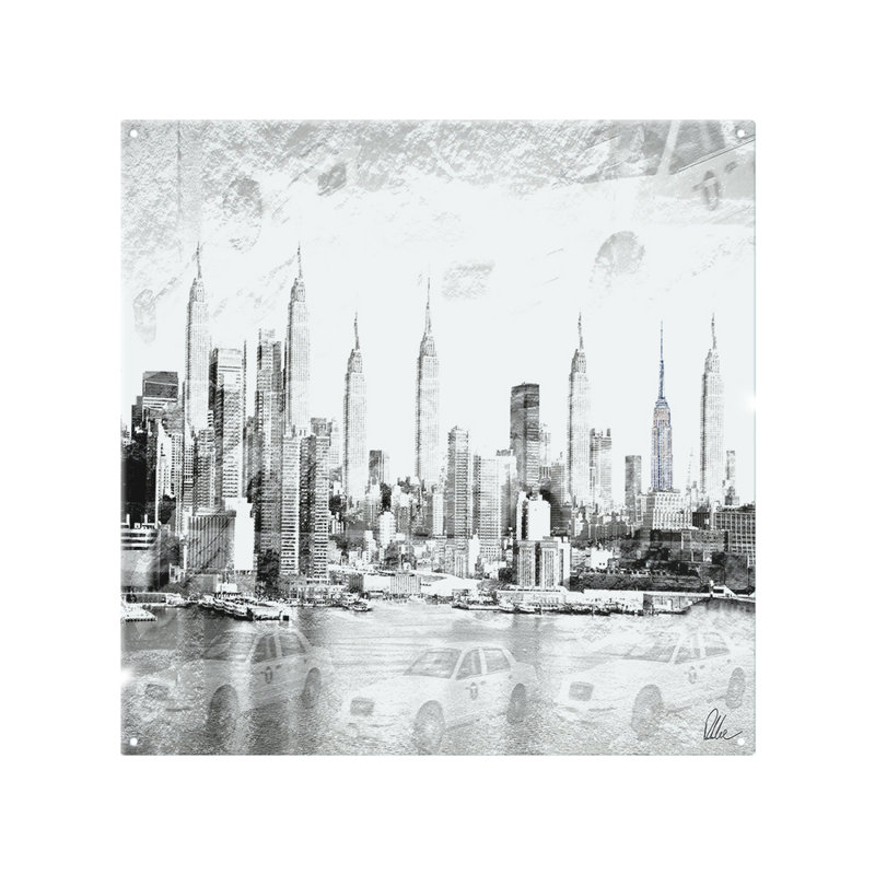 60cm W Glass Peel and Stick, 50cm L x 60cm W