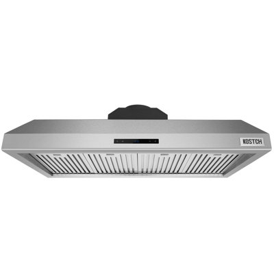 KOSTCH 48 inch Stainless Steel 1000 CFM Ducted (Vented) Wall Range Hood with Baffle Filter