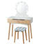 Ensemble coiffeuse et tabouret Alinson-1477559169