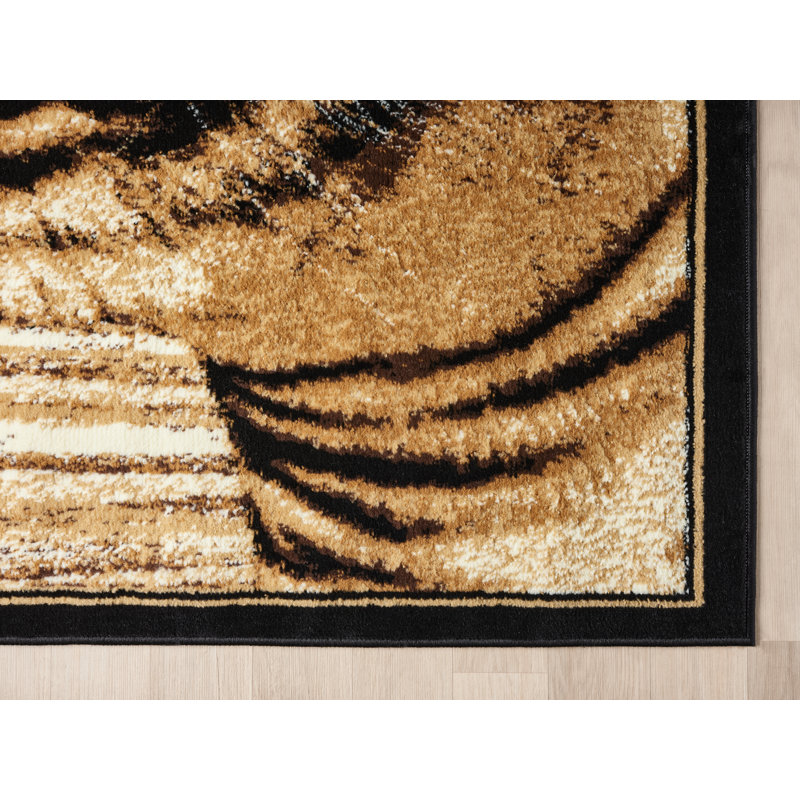 Eberhard White Tiger 5'3"x7'3" Area Rug
