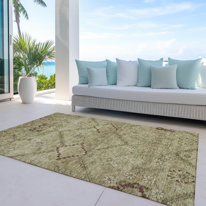  Malchow Non-Slip Indoor Door Mat, Rectangle 8' x 10'