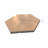 Hexagon FS Textured Finished 3D Fluted Marble For Wall, 1 Box 12 PCS-112642939