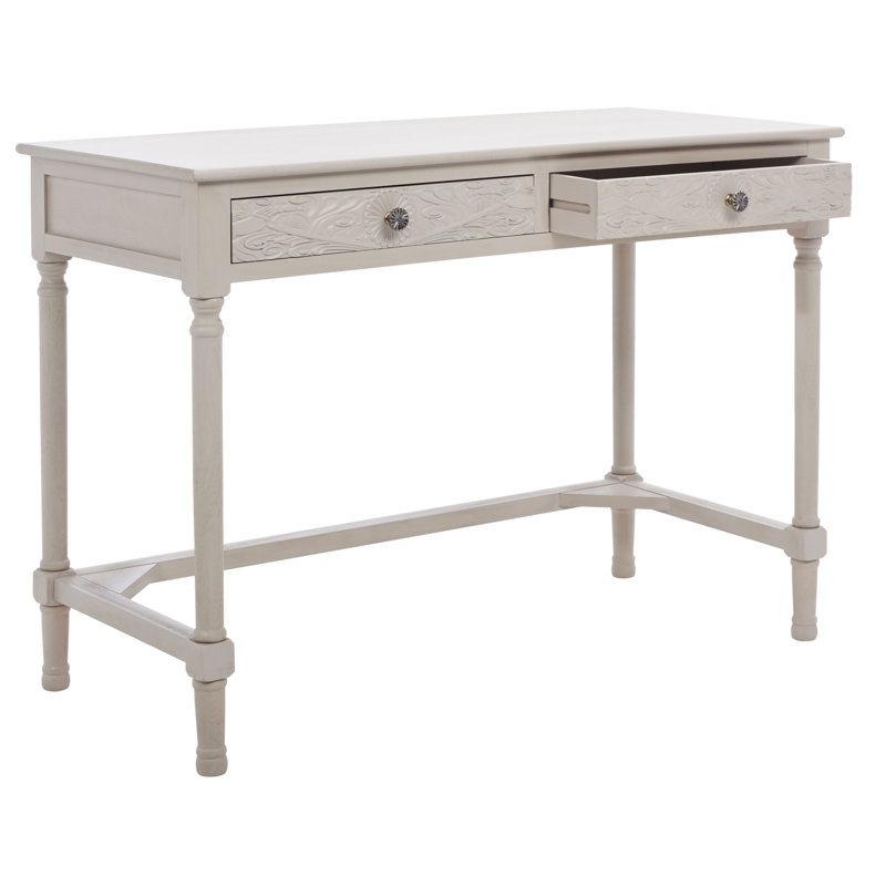 Whisnant Manufactured Wood Writing Desk, Taupe