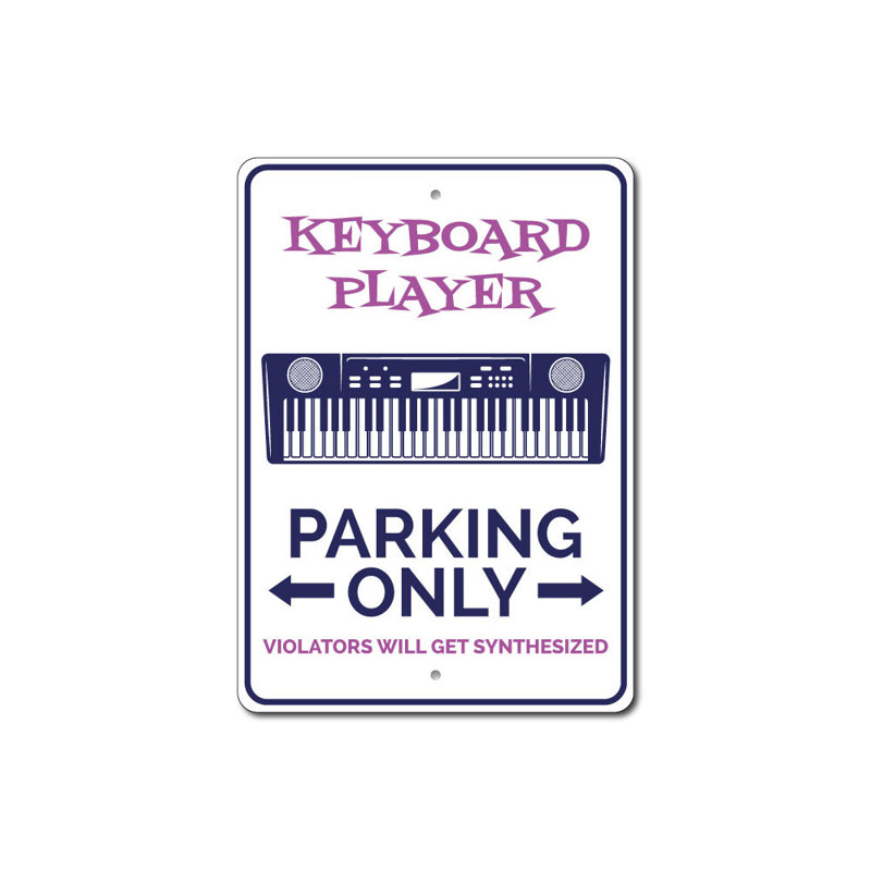 Panneau en aluminium pour clavier, H 18 po x l 12 po x P 0,06 po