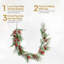 16cm Faux Garland