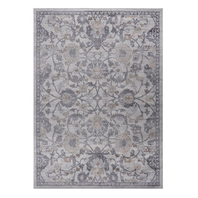 Tapis 5 x 7 - Sable / non délavé, teint, attrayant pour le salon, la chambre à coucher, la salle à manger, le bureau à domicile, non la perte de poils