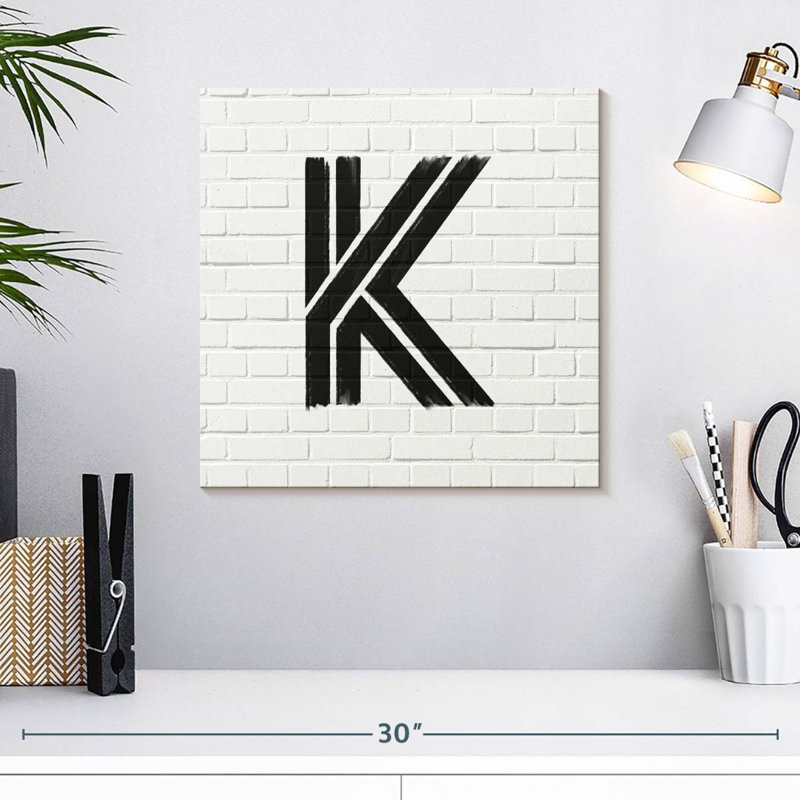 Keiri Brick K, 16" H x 16" W
