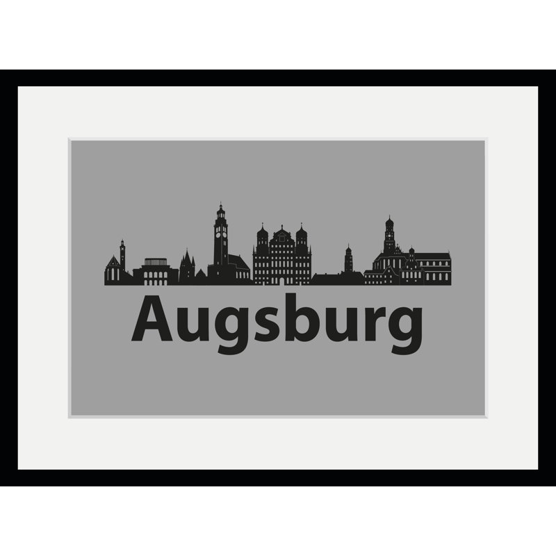 Augsburg Skyline - Single Picture Frame Print
