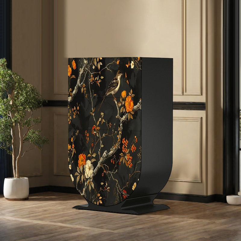Armoire de rangement de salon français