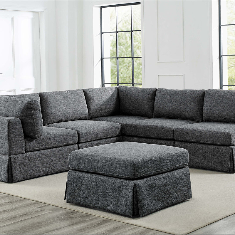6 - Piece Upholstered Sectional