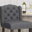 Tabouret de comptoir contemporain à oreilles capitonné 31 po, ensemble de 2-1343353734-1343353729