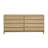 Solid Wood Sideboard Cabinet TV Console Natural Pine Wood