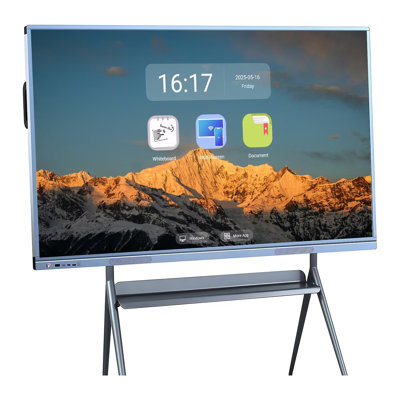 JYXCN Smart Board 55 pouces tout-en-un ordinateur interactif, écran tactile avec double système et partage de nuage - pour la salle de classe, le bureau et les présentations? (Comprend un support mural)