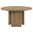 Dreydon Distressed Light Brown Round Dining Table