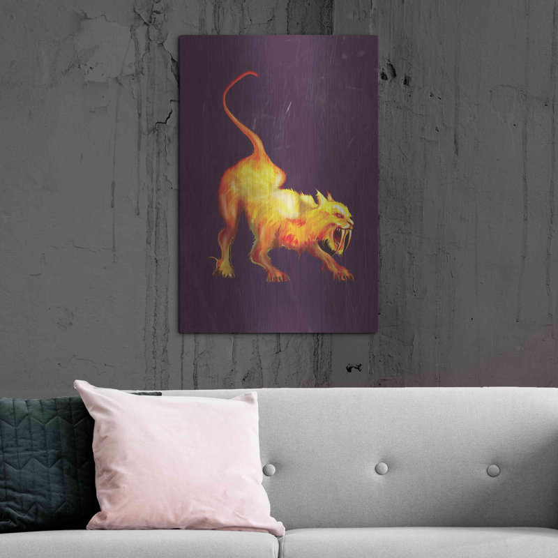 «Sabre Tooth» par Michael Stewart, H 36 po x l 24 po