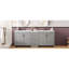 Meuble-lavabo double efficace en quartz