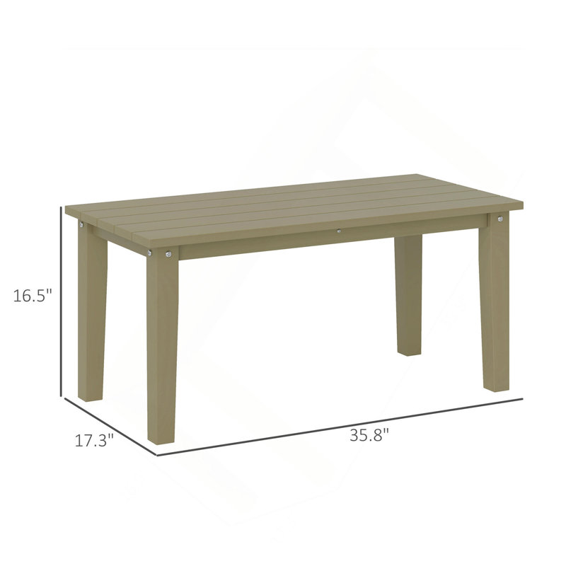 Table d'extérieur, table basse d'extérieur, Brun
