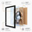 Puffin Breaks Through Modern - Framed Print-400325955-400325952