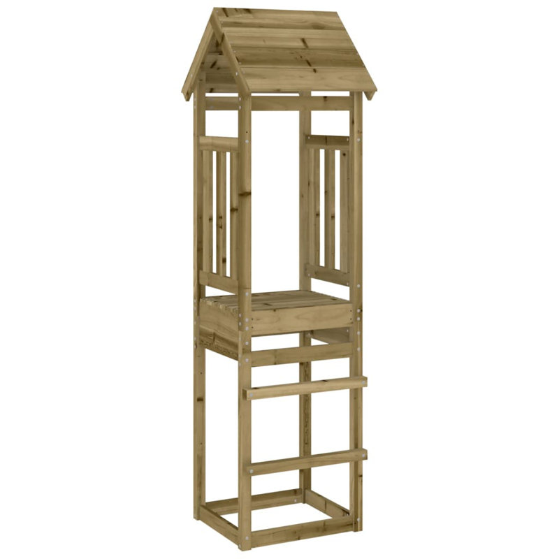 Play Tower 52,5x46,5x206,5 cm Wood, Impregnated Wood Pine