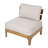 Kaelin Mid-Century Modern Acacia Wood Outdoor Chat Set With Thick Cushions For Patio, Balcony & Garden-126698168