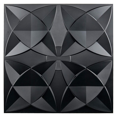 2 pi X 2 pi Carreaux de plafond en PVC à coller ou à déposer pour la décoration intérieure, paquet de 12