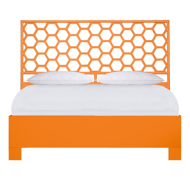 Lit standard Honeycomb, Très grand, Orange citron