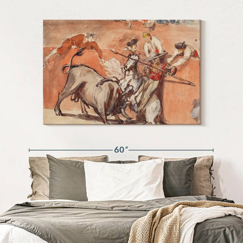 Corrida Brampt 1865, H 34 po x l 51 po