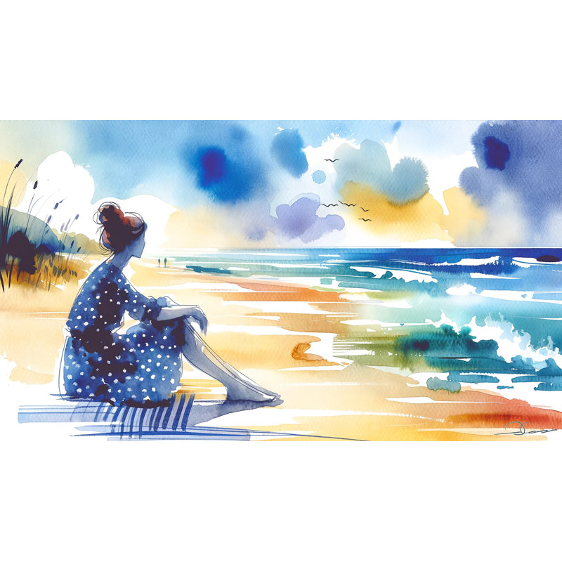 Art sur toile, "Peaceful Contemplation", H 20 po x l 35 po