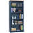 70" Tall Bookshelf,5-Tier Thick Wooden Book Shelf With Adjustable Shelves,Free Standing Farmhouse Bookcase With Open Display Storage,Floor Vintage Bookshelves For Living Room,Office-703091915-703091910