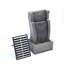 Laetitia Weather Resistant Waterfall Fountain with Light