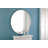 Cassie Metal/Manufactured Wood Round Wall Mirror-1825838284-1825125707
