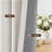 100% Blackout Curtains Linen Textured Solid Thermal Insulated Curtains & Drapes For Living Room Bedroom (50" Wide, Set Of 2)-558668432-544193901