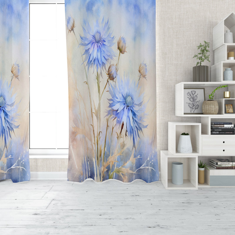 Araina Room Darkening Curtain Pair, 20" W x 82" L