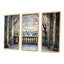 Ensemble de salon rouge Parisian Elegance Louvre Musee - City Paris Wall Art-107182925-107182926