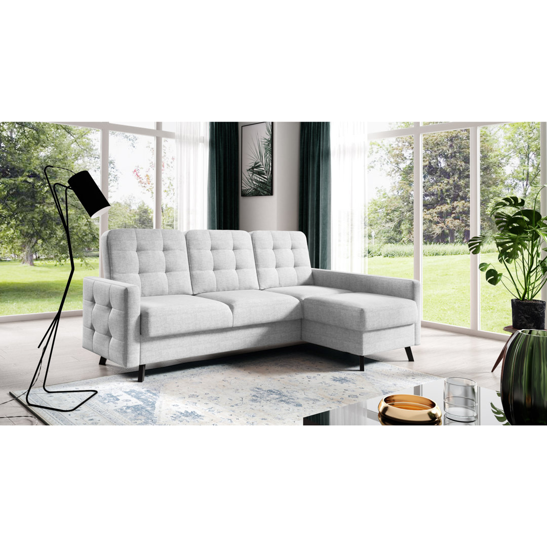 Ecksofa Garofalo mit Bettfunktion