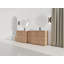 Meuble-lavabo sur pied 92 po avec lavabo en céramique blanche 92 po-730636675