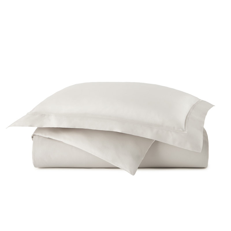 Lyric 500 Thread Count 100% Cotton Percale Flat Sheet, King, Platinum