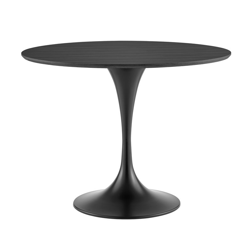 Table de salle à manger Flow, Noir / Noir