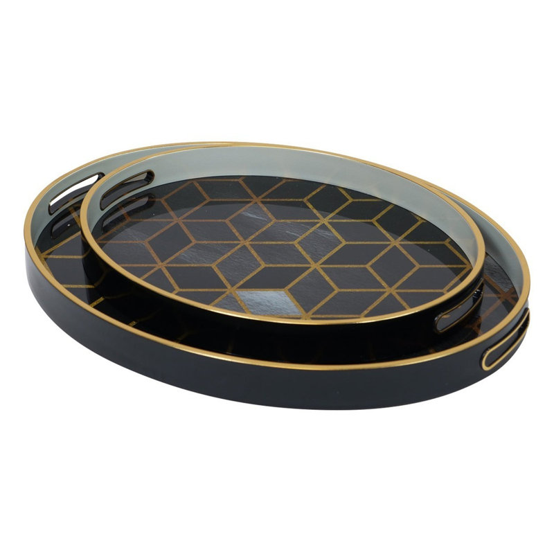 Geometric Tray - Set of 2
