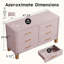 Commode double rose à 6 tiroirs-2119540967