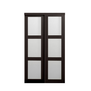Portes coulissantes en verre pour placard