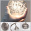 Applique murale à DEL à intensité variable, ampoule murale en cristal 5W moderne pour chambre à coucher, salle de bain, salon, blanc chaud 3300K-1091027029-1091027024